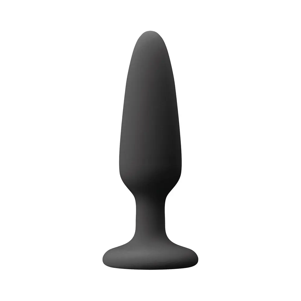 Colours - Pleasure Small Silicone Anal Plug Black