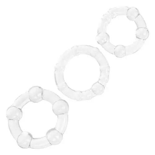 Calexotics - Silicone Island Rings - Clear