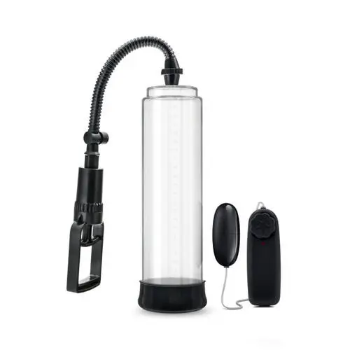 Performance - Blush Performance VX4 Vibrating Penis Pump Clear/Black