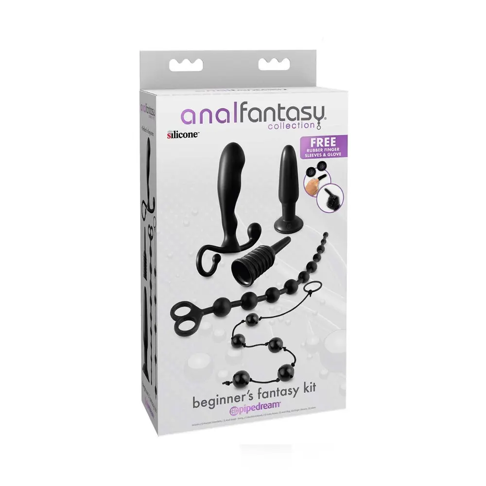 Anal Fantasy Elite Collection - Beginners Fantasy Silicone Anal Plug Kit