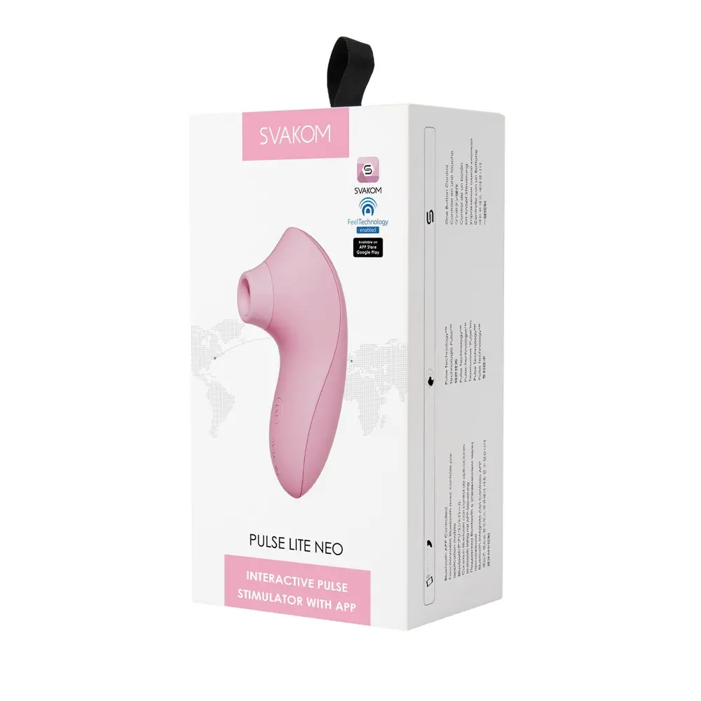 Svakom - Pulse Lite App-Controlled Neo Clitoral Stimulator Pale