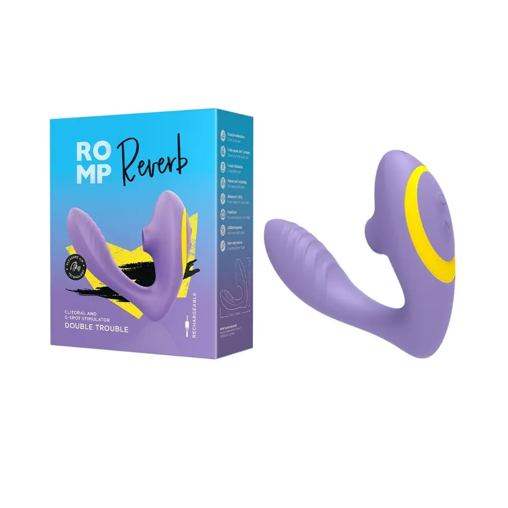 ROMP - Reverb Clitoral And G-Spot Stimulator with Pleasure Air Technology