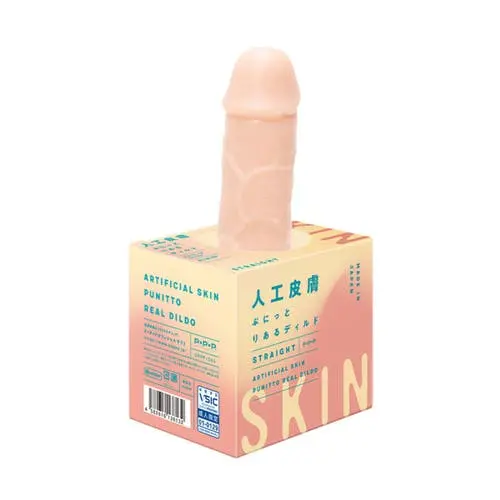 PPP Japan - Punitto Real Dildo Artificial Skin Straight Realistic Dong 7.6 inches