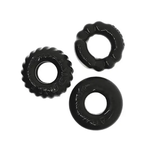 Oxballs - Bonemaker 3 Pack Cock Ring Kit Black