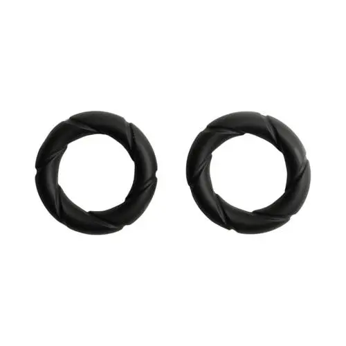 Sport Fucker - Ready Rings Silicone Cock Ring Set of 2 Black