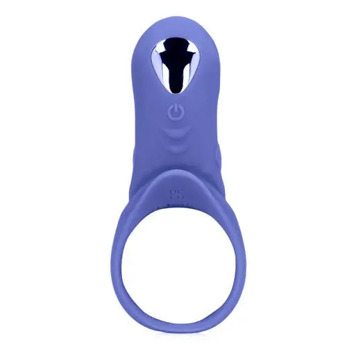 Loveline - Vibrating Cock Ring with Clitoral Stimulation Tamiya Blue