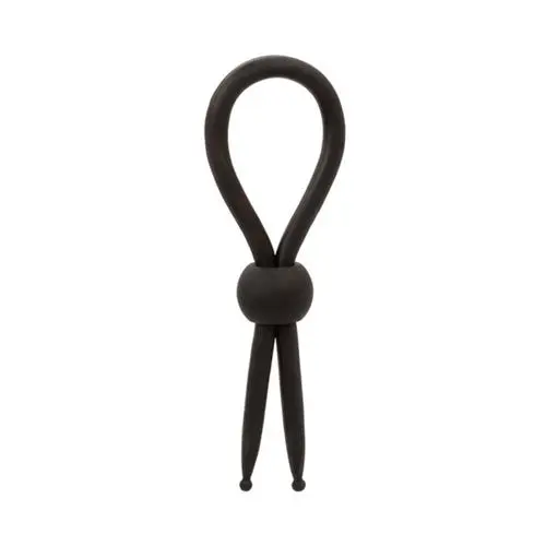 Calexotics - Alpha Silicone Lasso Cock Ring Black