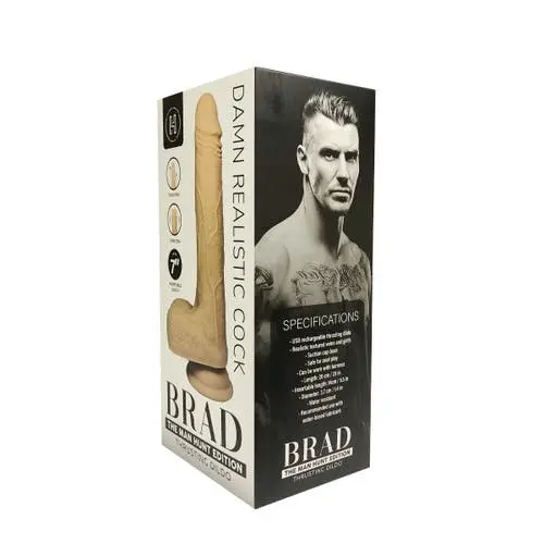 The Man Hunt - Brad Realistic Thrusting Dildo 7 inches with Remote
