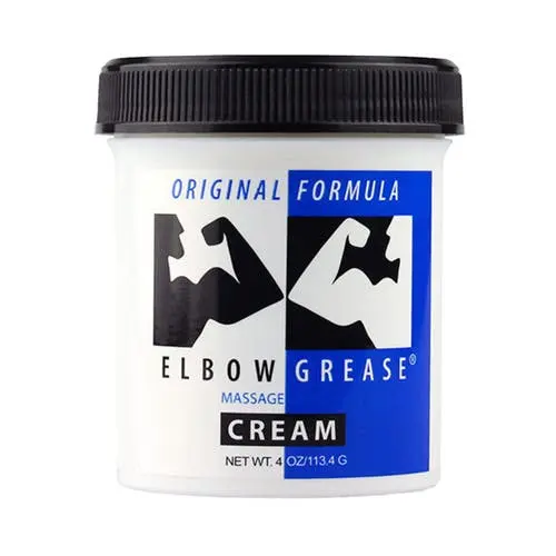 Elbow Grease - Original Massage Cream Mineral Oil-based Lubricant 4 oz
