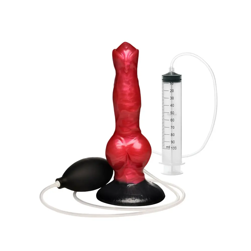 Creature Cocks - Hell Hound 7-inch Squirting Silicone Dildo