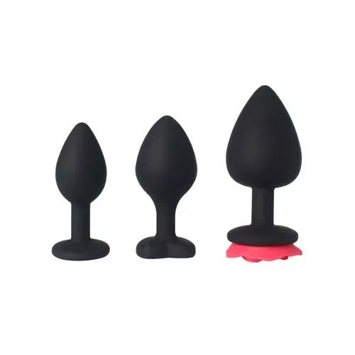 Funky Fantasy Series - Red Gem and Blooming Rose Anal Training Kit