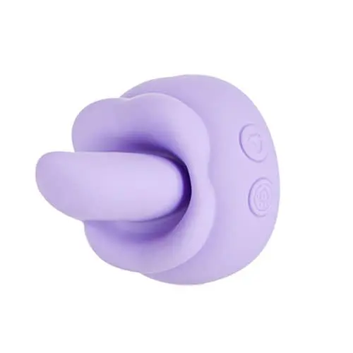 M’Lady - Rotating Tongue Silicone Clitoral Stimulator Purple