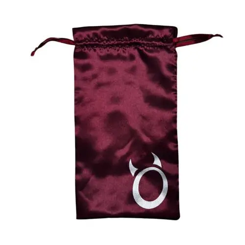 The Horny Company - Horny.sg Storage Pouch Burgundy Silver