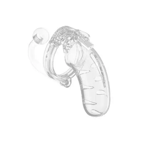 ManCage - 4.5" Cock Cage with Plug 11 Clear