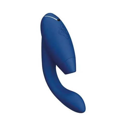 Womanizer - Duo 2 Pleasure Air Clitoral Stimulator and G-spot Vibrator Blueberry