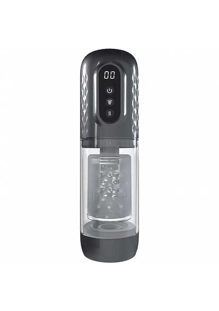 Pumped - Vortex Suction Rotation and Thrusting Masturbator Gun Metal