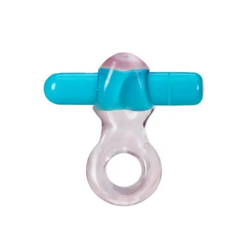 Play with Me - Delight Vibrating Cock Ring Blue