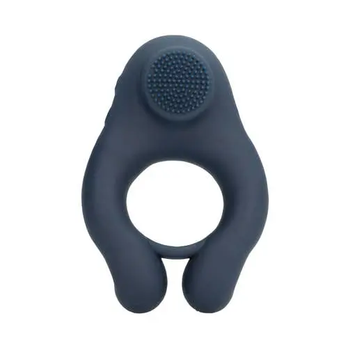 Loveline - Vibrating Cockring with Clitoris Stimulation Indigo Blue