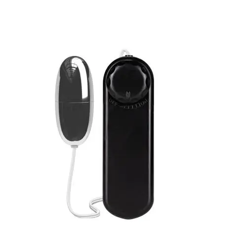 B Yours - Silver Power Bullet Vibrator with Controller