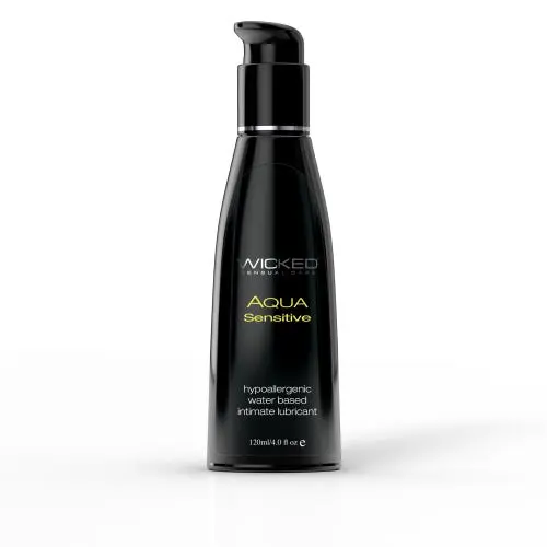 Wicked Sensual Care - Hypoallergenic Aqua Sensitive Water Based Lubricant - 120ml Unscented