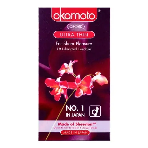 Okamoto - Orchid Ultra Thin Condom 12Pcs