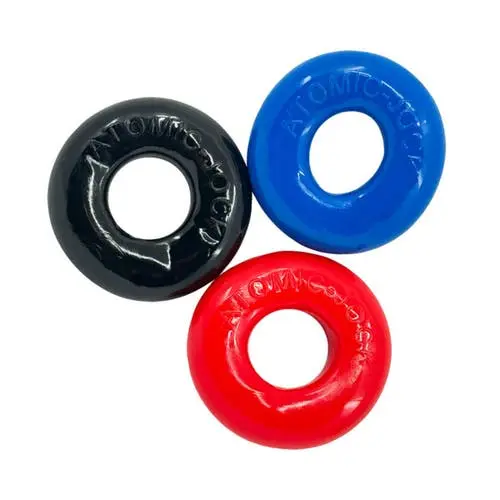 Oxballs - Ringer Max Multi Color Stretchable Cock Ring Set of 3