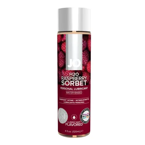 JO - H2O Flavors Raspberry Sorbet Edible Water Based Lubricant 120ml