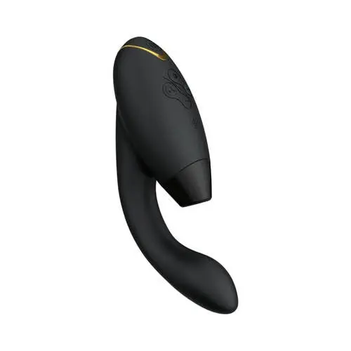 Womanizer - Duo 2 Pleasure Air Clitoral Stimulator and G-spot Vibrator Black