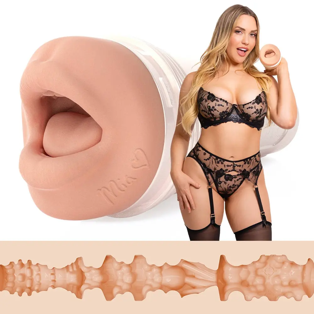 Fleshlight Girls - Mia Malkova Headshot Mouth Masturbator
