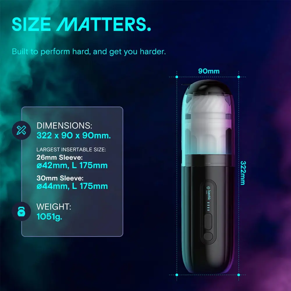 Kaotik Labs - The Shockwave App-Controlled Thrusting Male Masturbator
