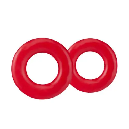 Stay Hard - Donut Rings Red Pack Of 2