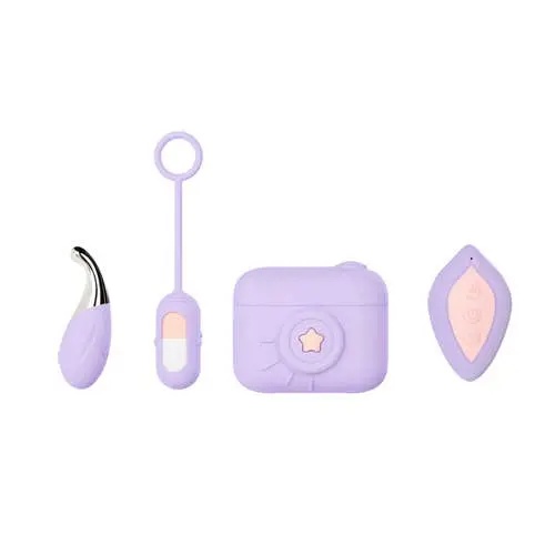 Play With Me - Snapstar 4-pc Vibrator Set Purple