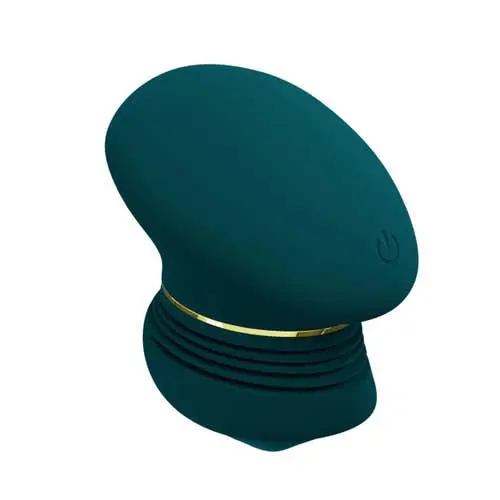 Blush - Riana Silicone Clitoral Stimulator AutoRub Technology Dark Teal