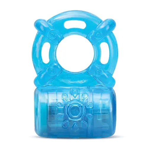 Stay Hard - Rechargeable 5 Function Cock Ring Blue