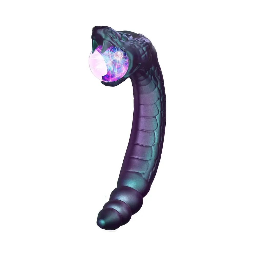 Temptasia - Rattle Snake Dual-Ended Vibrator With Mystical Plasma Globe