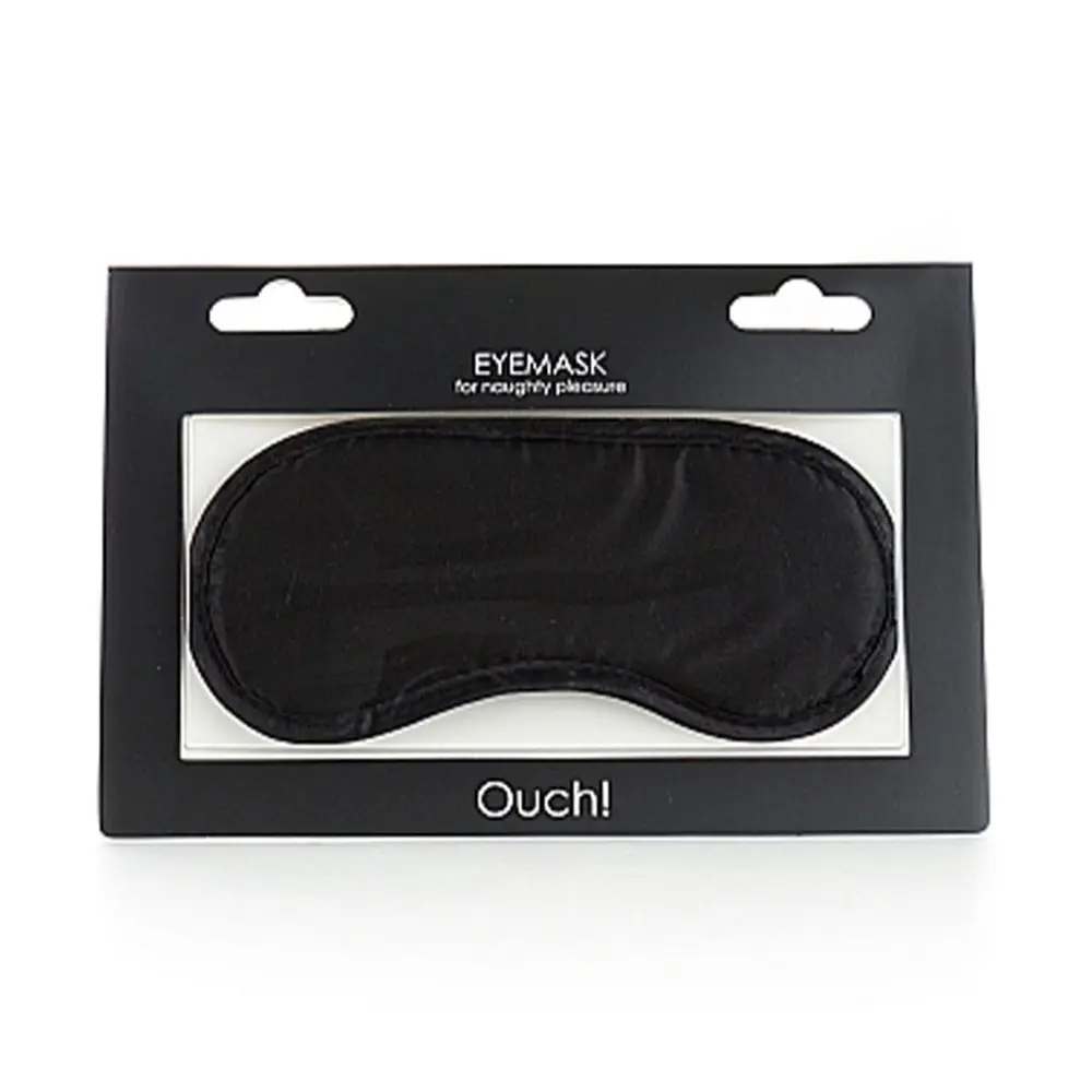 Ouch - Soft Bondage Eye Mask Black