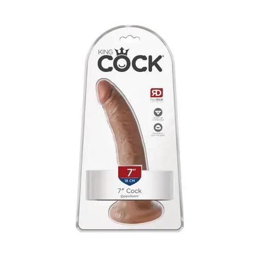 King Cock - 7-inchRealistic Cock With Suction Cup Sun Tanned