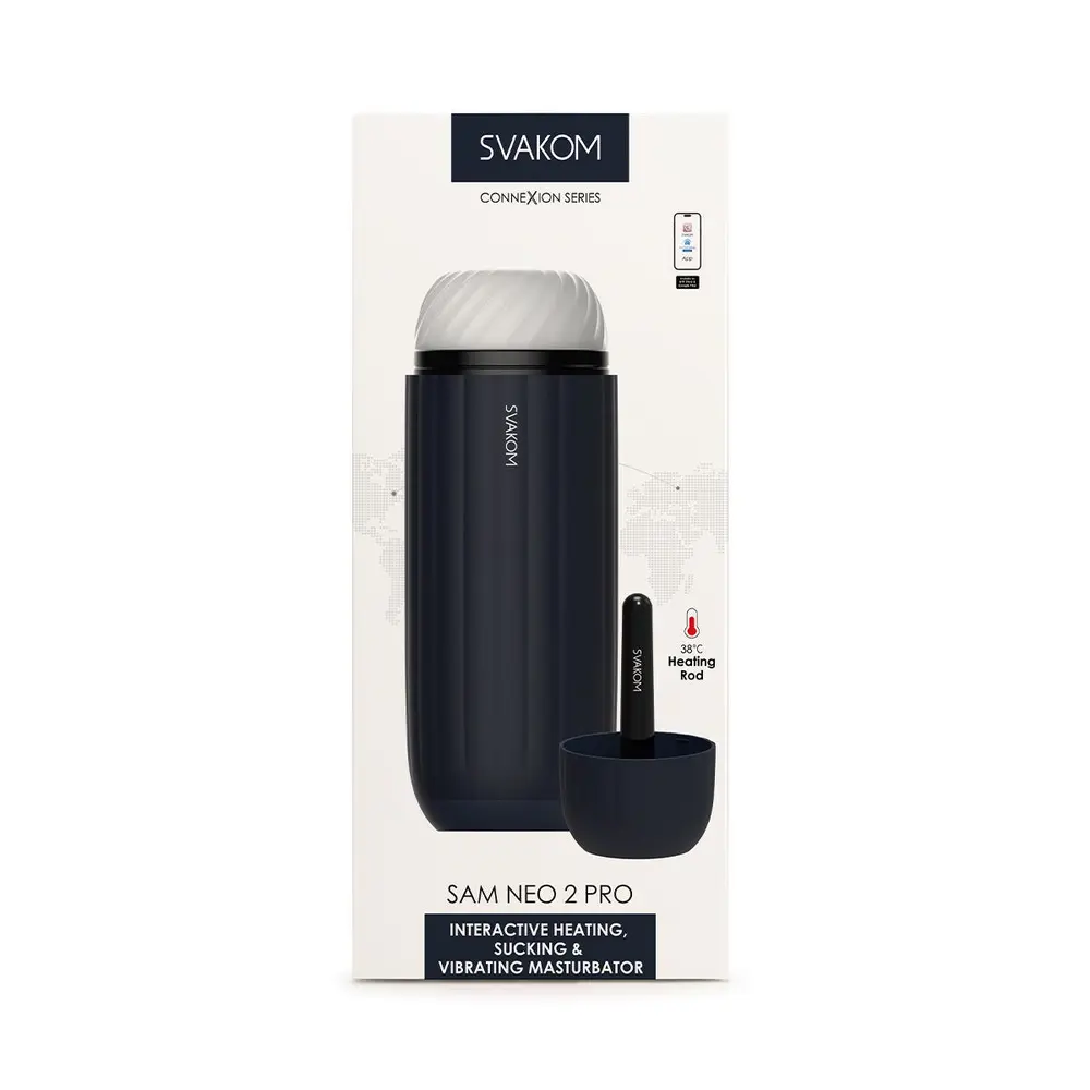 Svakom - Sam Neo 2 Pro App-Controlled Heating Masturbator