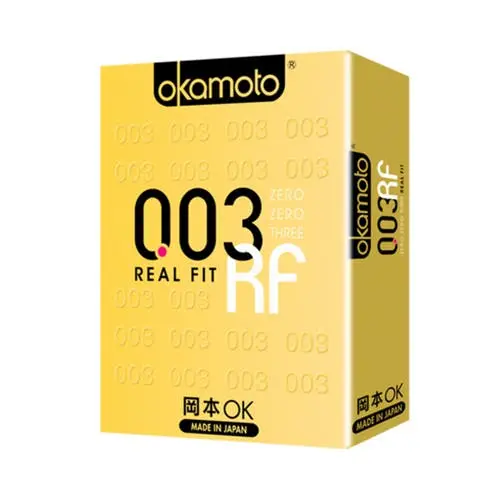 Okamoto - 003 Zero Zero Three Real Fit Condoms Box of 4