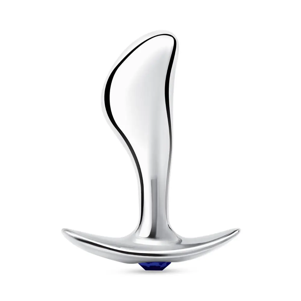 Blue Line - Stainless Steel Bling Prostate Massager Plug