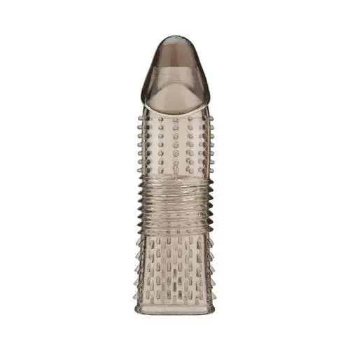 Blue Line - C&B 6.5 inches Triple Sensation Penis Sleeve Smoke