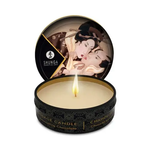 Shunga - Excitation Mini Massage Candle Chocolate 30ml