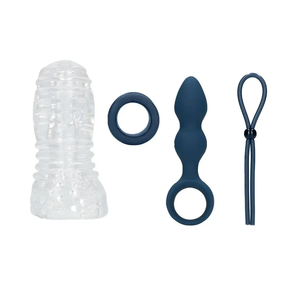 Loveline - Sexplore 4-Piece Toy Kit Gift Box for Him Stormy Forecast