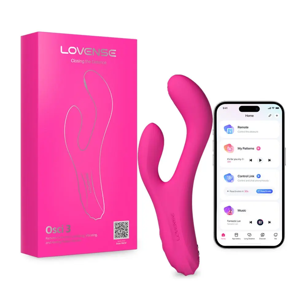Lovense - Osci 3 App-Controlled Heating Rabbit Vibrator