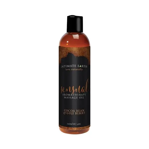 Intimate Earth - Sensual Aromatherapy Massage Oil Cocoa Bean & Gogi Berry 120 ml