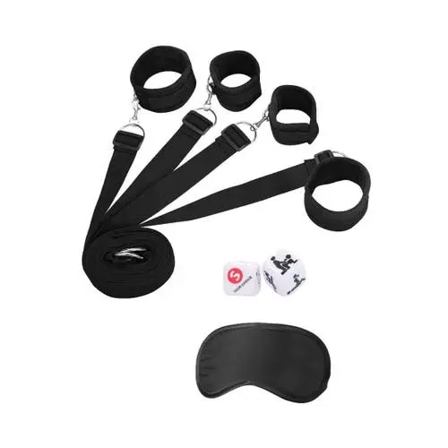 Ouch Black and White - Bed Bindings Restraint System