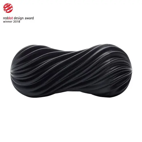 Tenga - Flex Moova Reusable Masturbator Rocky Black Tight