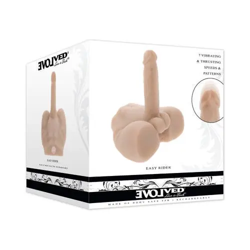 Evolved - Easy Rider Torso-Shaped Thrusting Dildo Light