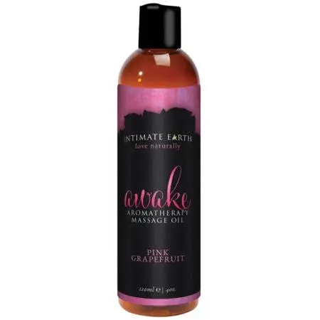 Intimate Earth - Massage Oil Awake Pink Grapefruit 120ml