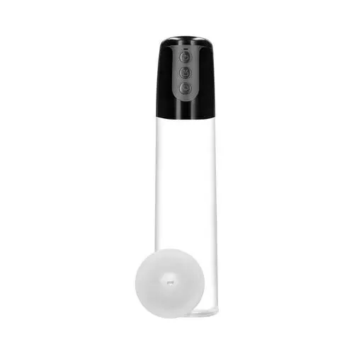 Pumped - Automatic Cyber Pump Masturbation Sleeve w/Free Silicone Cock Ring Clear